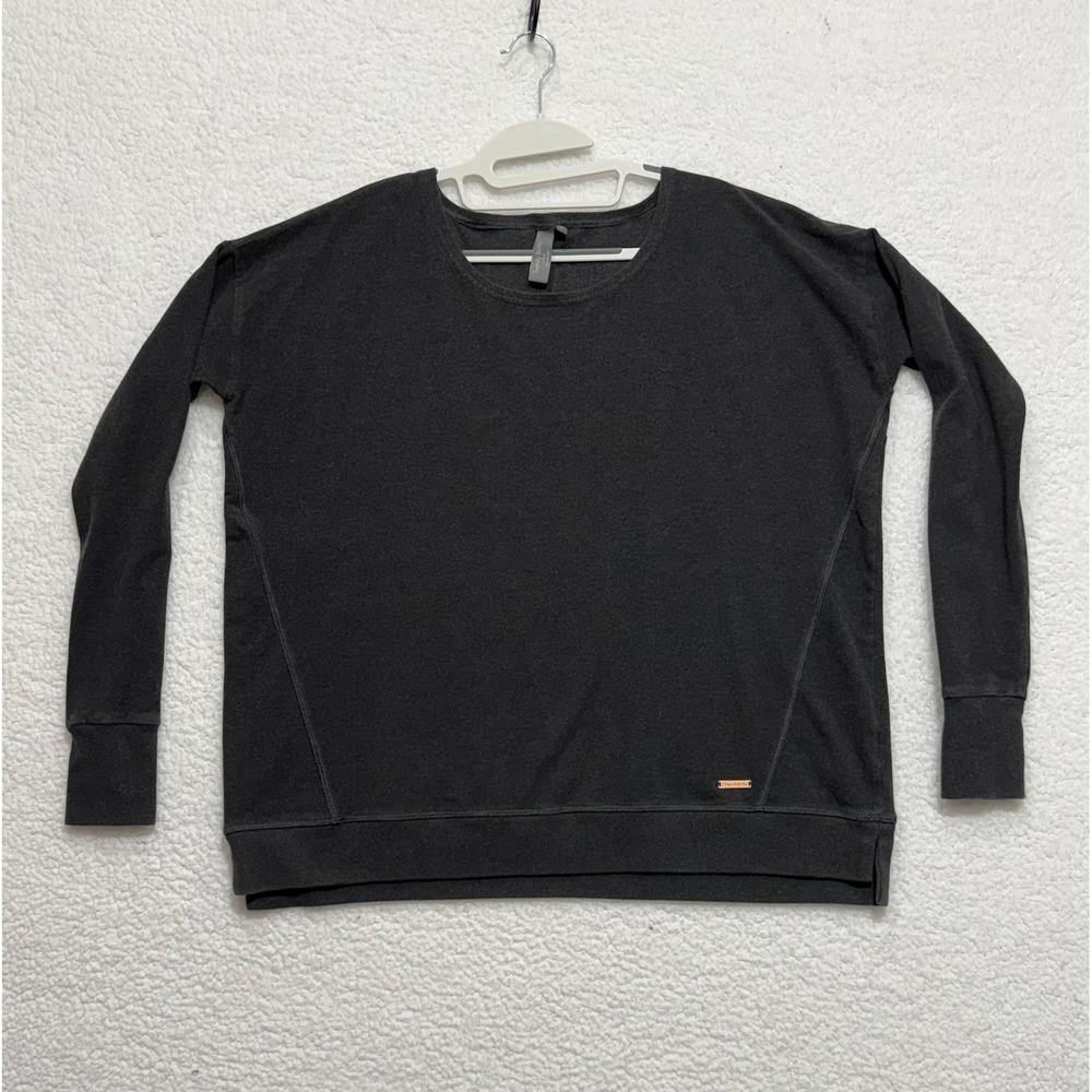 Sweaty Betty Londonβ Sweatshirt Charcoal Grey Long Sleeve Crew Neck Size M